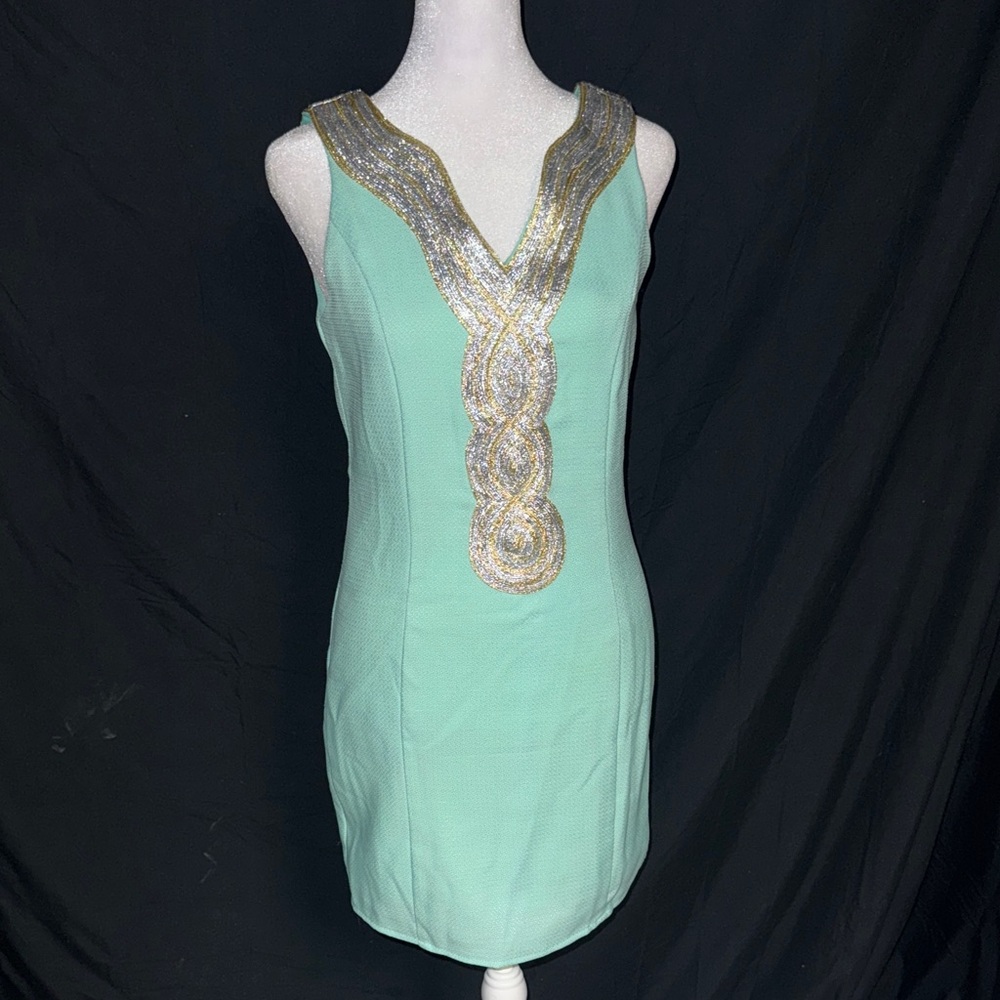 Pink Lily Boutique Beaded Shift Dress